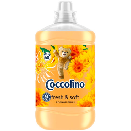 Кондиционер для белья Coccolino Orange Rush, 1.7 л 68 стирок